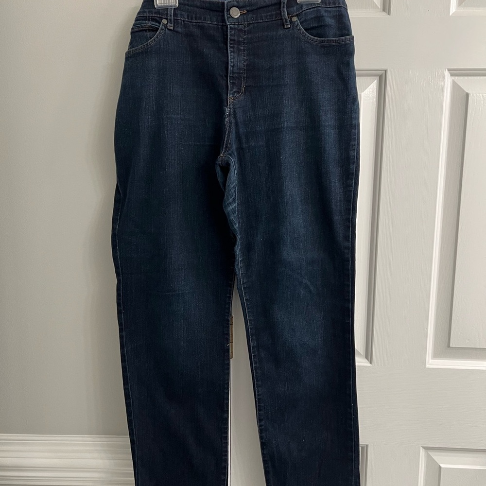 Bandolino Women's Deep Blue Straight Leg Jeans